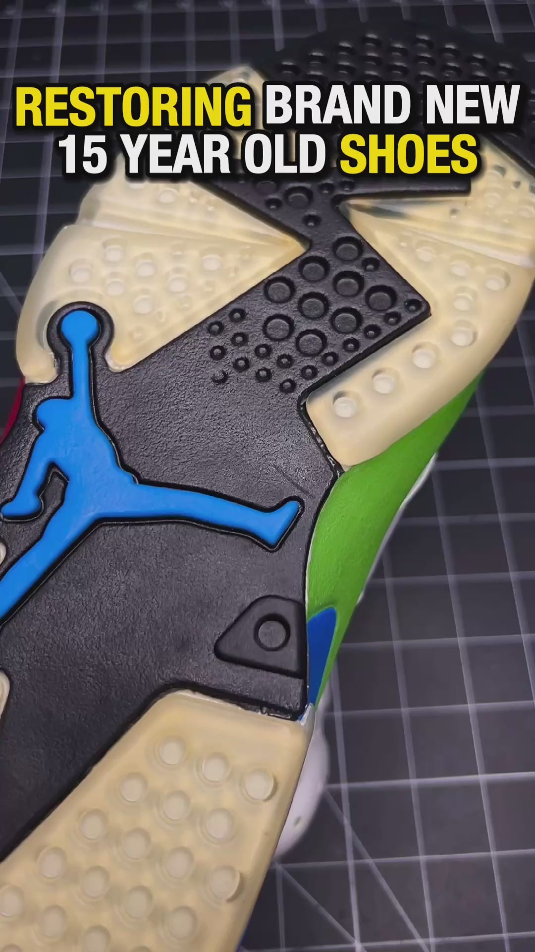 How to unyellow jordan 6s air jordan how to clean jordan 6 how to restore air jordan 6 using the best sneaker cleaner “NuAntidote” and the best sole sauce “Drip Sole Sauce” sneaker cleaner near me