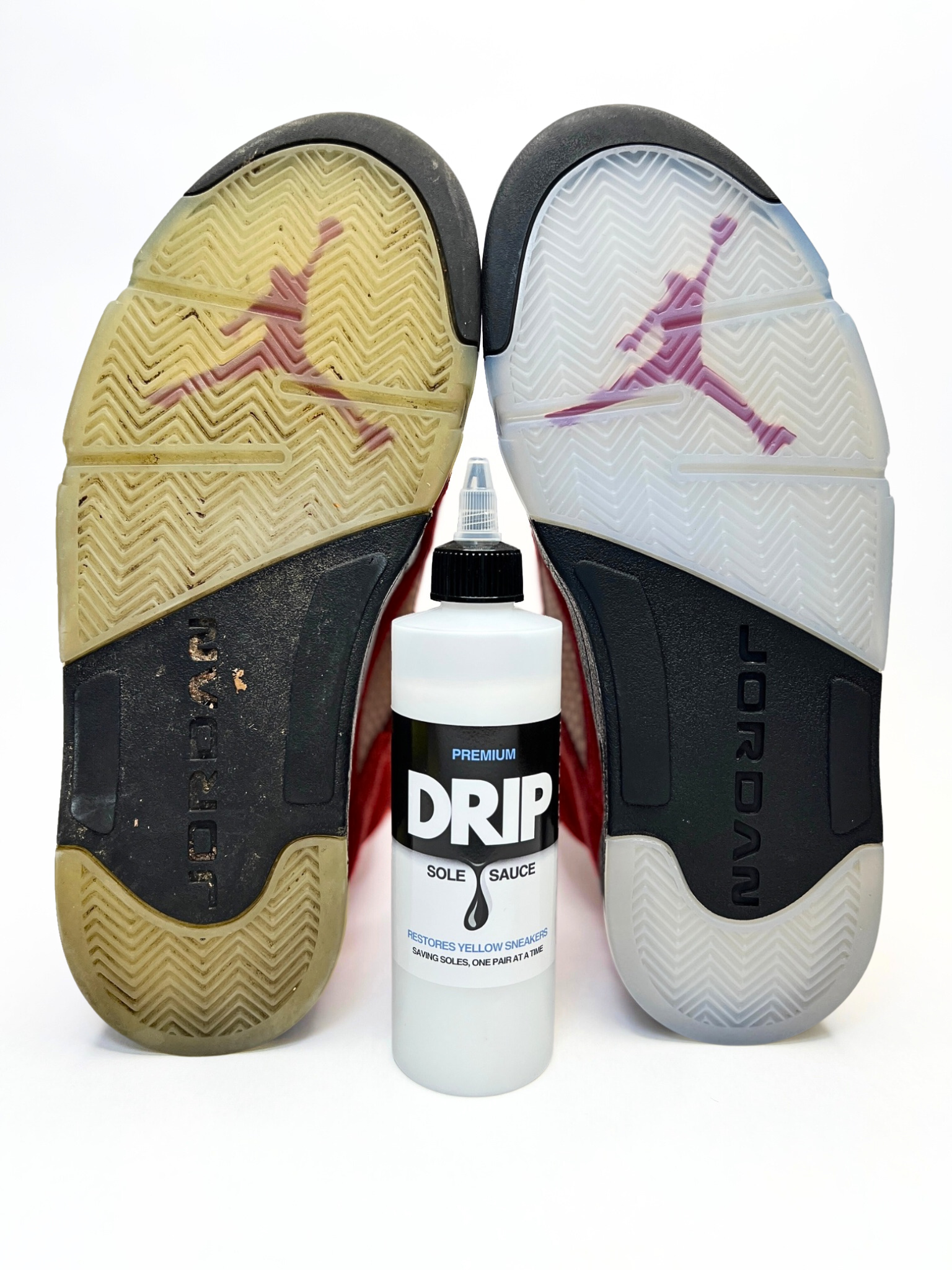 How to unyellow jordan 5s air jordan how to clean jordan 5 raging bull how to restore air jordan 5s using the best sneaker cleaner “NuAntidote” and the best sole sauce “Drip Sole Sauce” sneaker cleaner near me icy sole restoration