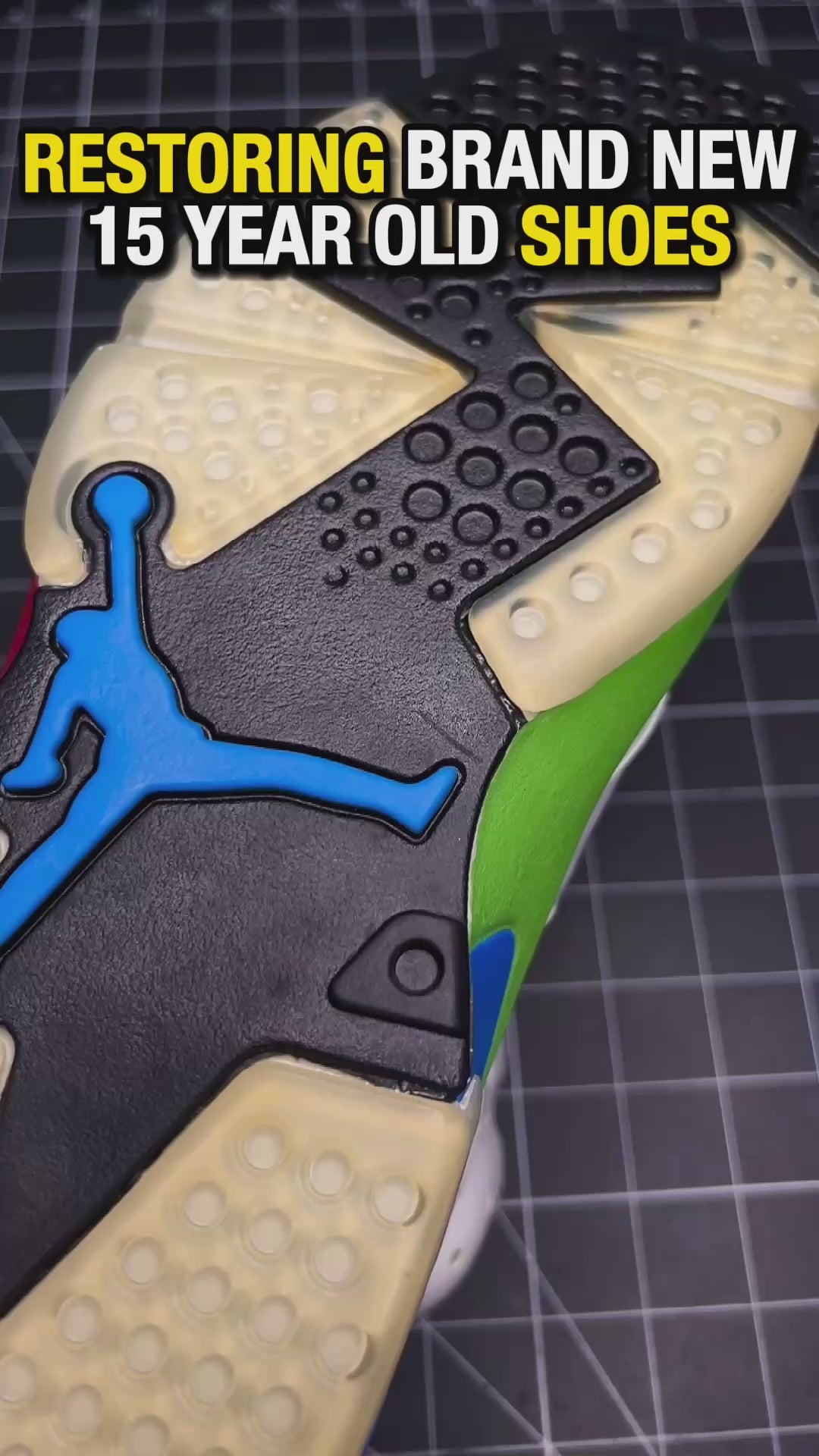 How to unyellow jordan 6s air jordan how to clean jordan 6 how to restore air jordan 6 using the best sneaker cleaner “NuAntidote” and the best sole sauce “Drip Sole Sauce” sneaker cleaner near me 